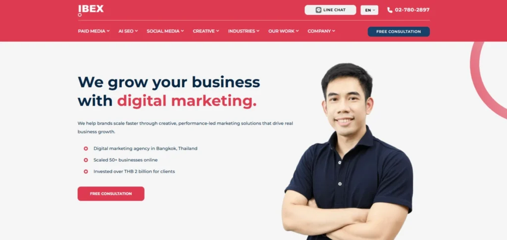 IBEX เอเจนซี่รับทำ SEO ที่มุ่งเน้นการสร้าง ROI และผลตอบแทนที่คุ้มค่า