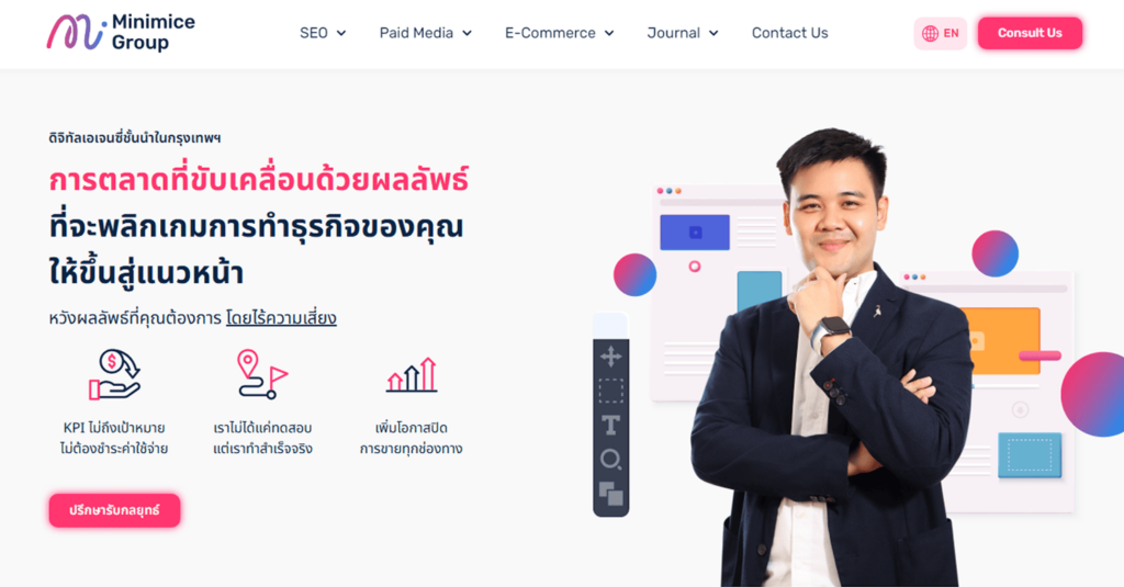 Minimice group เอเจนซี่รับทำ SEO