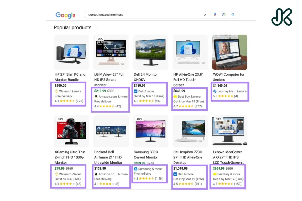 การใช้งาน Schema Markup Merchant Listing มักใช้ใน E-Commerce