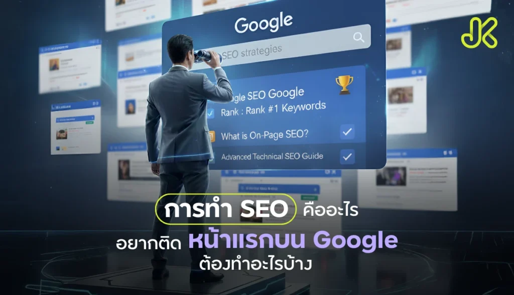 การทำ SEO คืออะไร? อยากติดหน้าแรกบน Google ต้องรู้