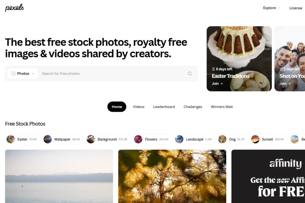 เว็บโหลดภาพฟรี Pexels