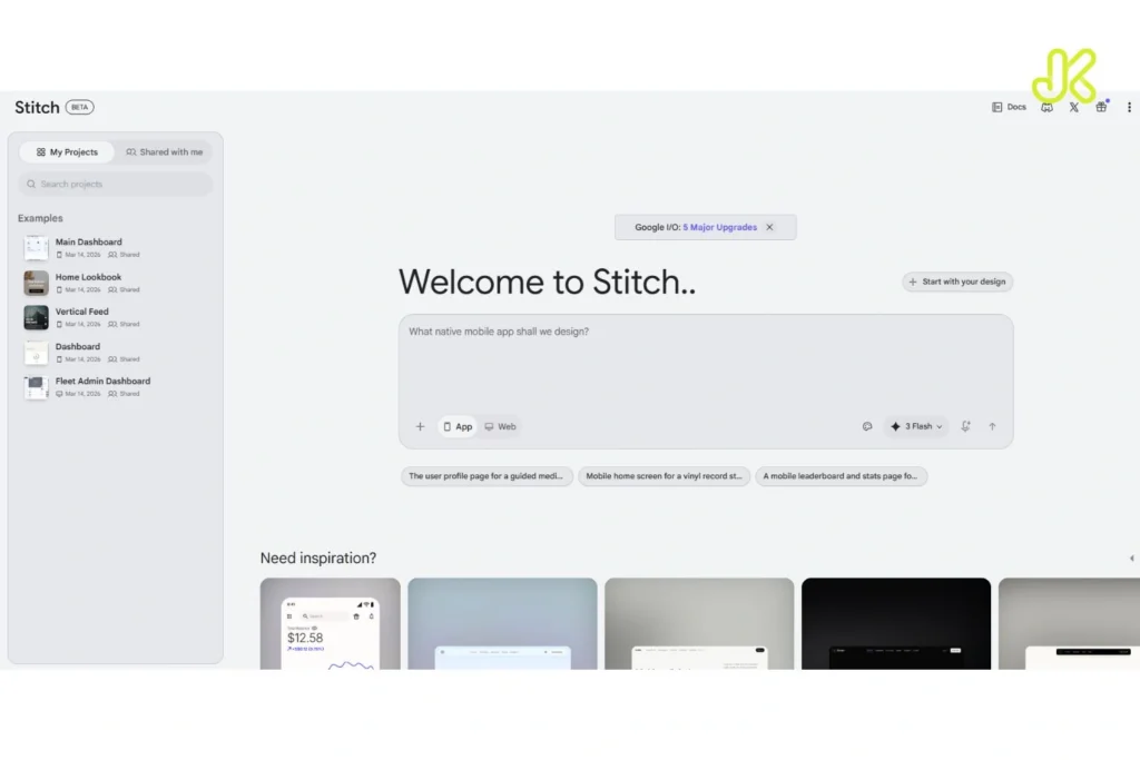 วิธีใช้งาน Google Stitch แบบ Step-by-Step
