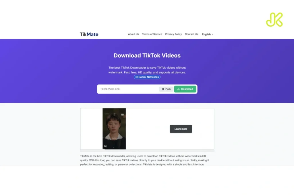 เว็บไซต์ลบลายน้ำ TikTok ใช้งานง่าย